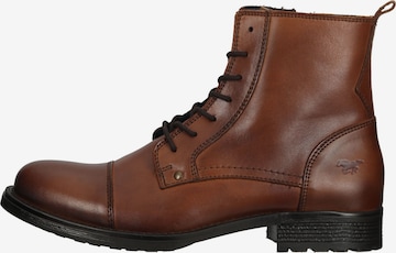 Bottines à lacets MUSTANG en marron