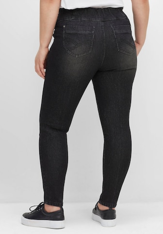 SHEEGO Skinny Jeggings in Zwart