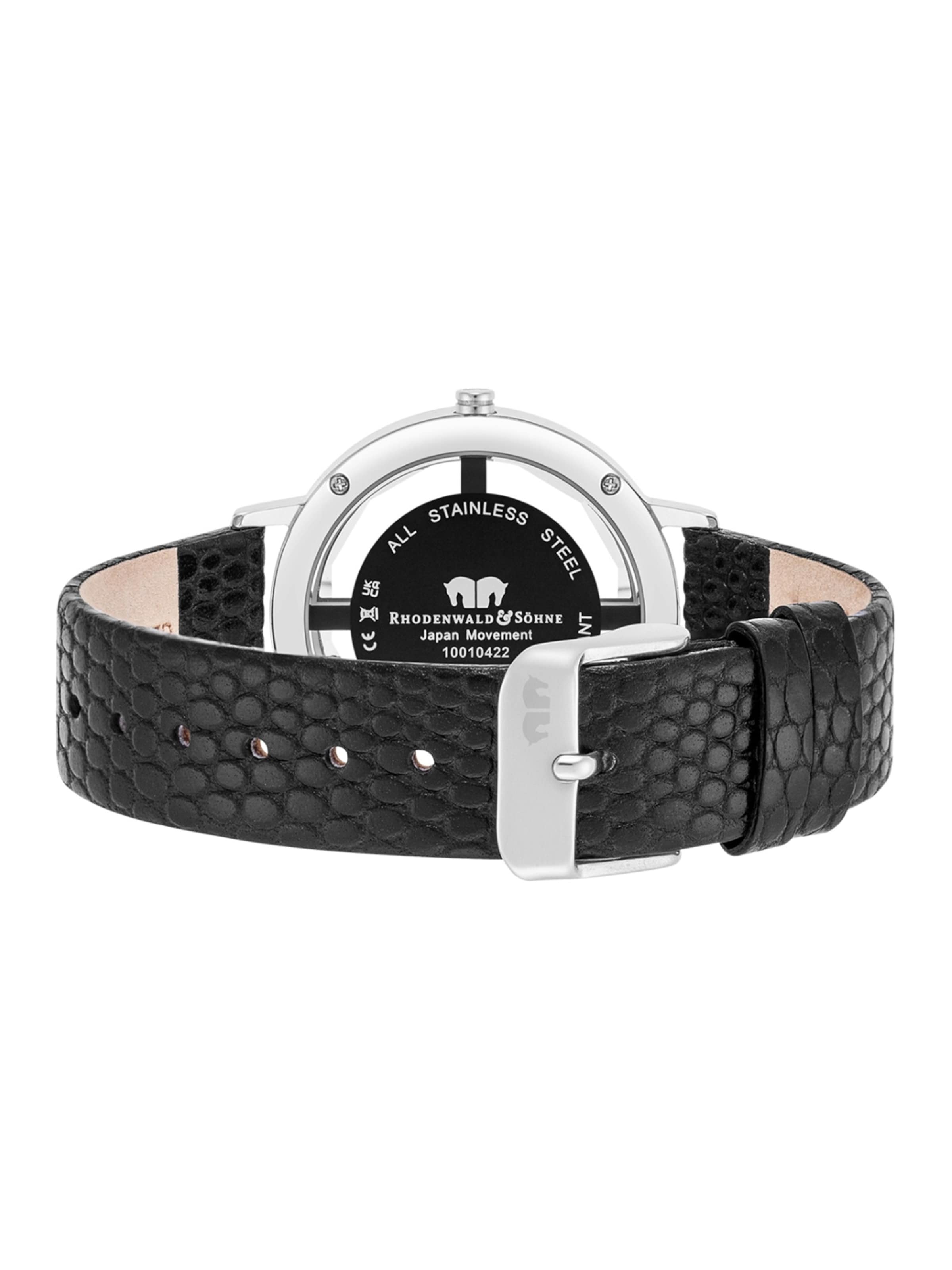 Rhodenwald & Söhne - Reloj analógico en negro