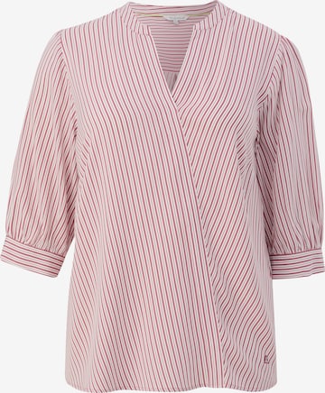 TRIANGLE Blouse in Roze: voorkant