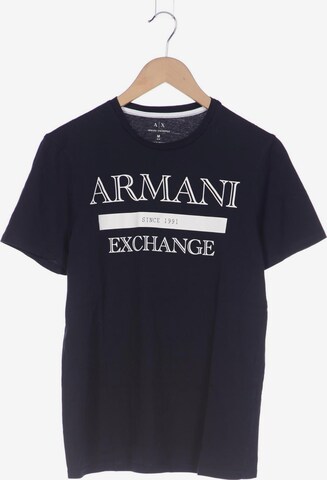 ARMANI EXCHANGE T-Shirt M in Blau: predná strana
