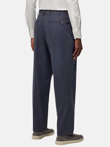Slimfit Pantaloni con piega frontale di Boggi Milano in grigio