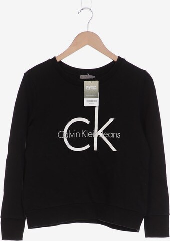 Calvin Klein Jeans Sweatshirt & Zip-Up Hoodie in M in Black: front