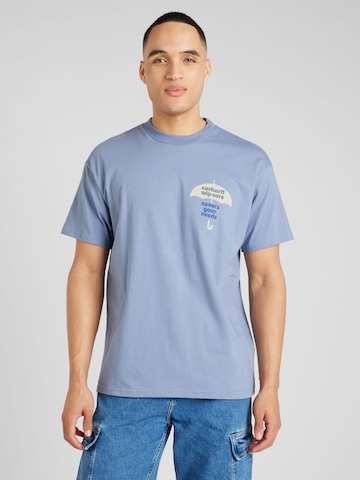 Carhartt WIP T-Shirt 'Cover' in Blau