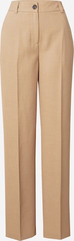 modström Широки крачоли Панталон с набор 'Gale' в бежово: отпред
