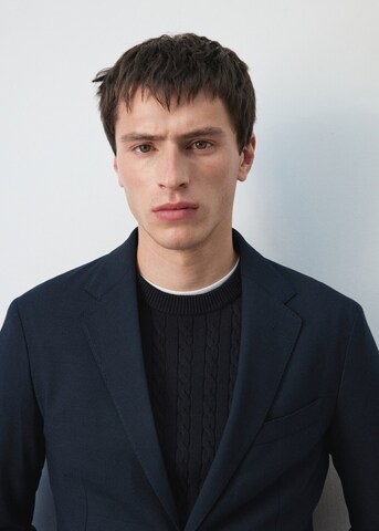 MANGO MAN Regular fit Suit Jacket 'Como' in Blue