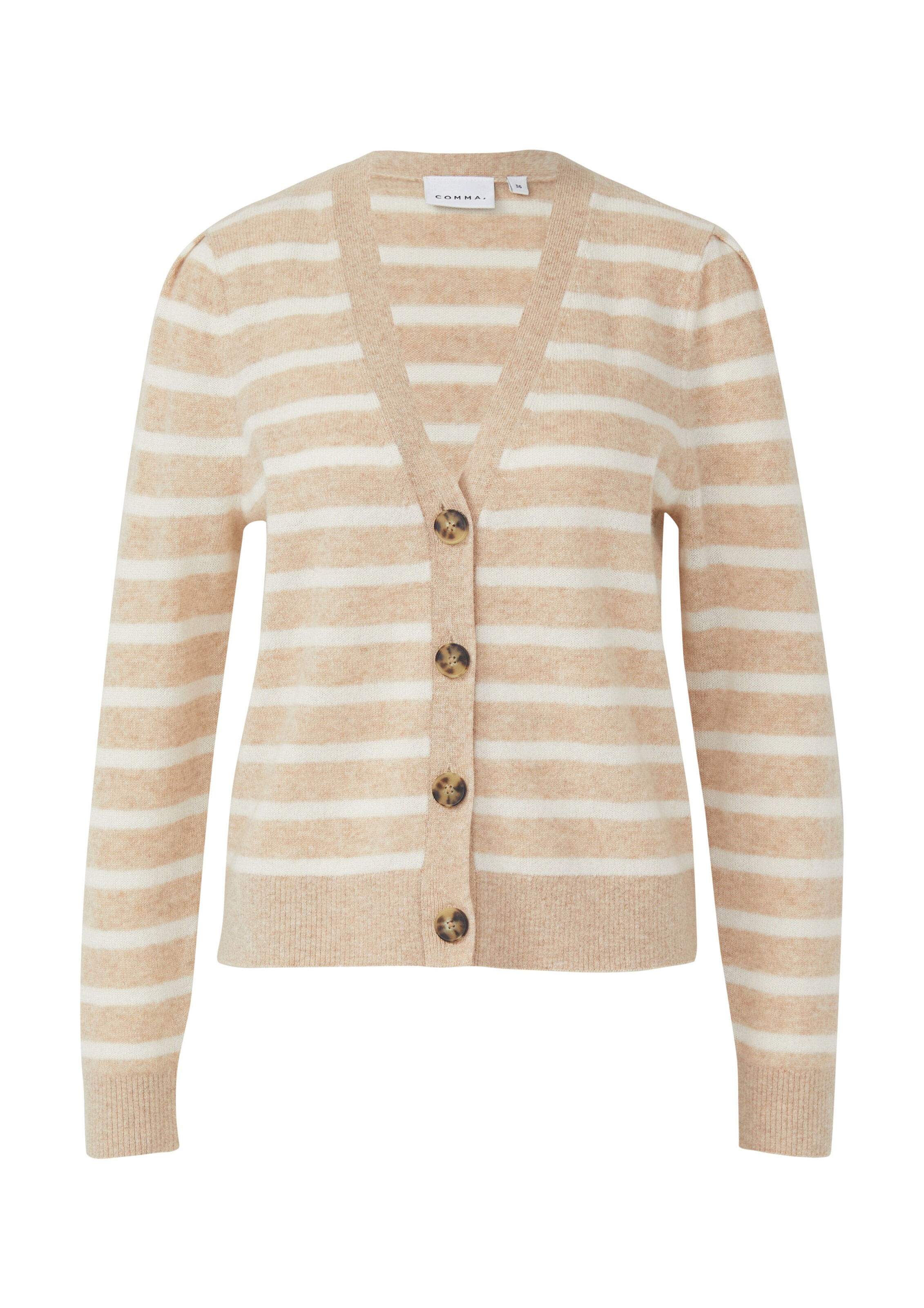 Cardigan COMMA en beige : devant