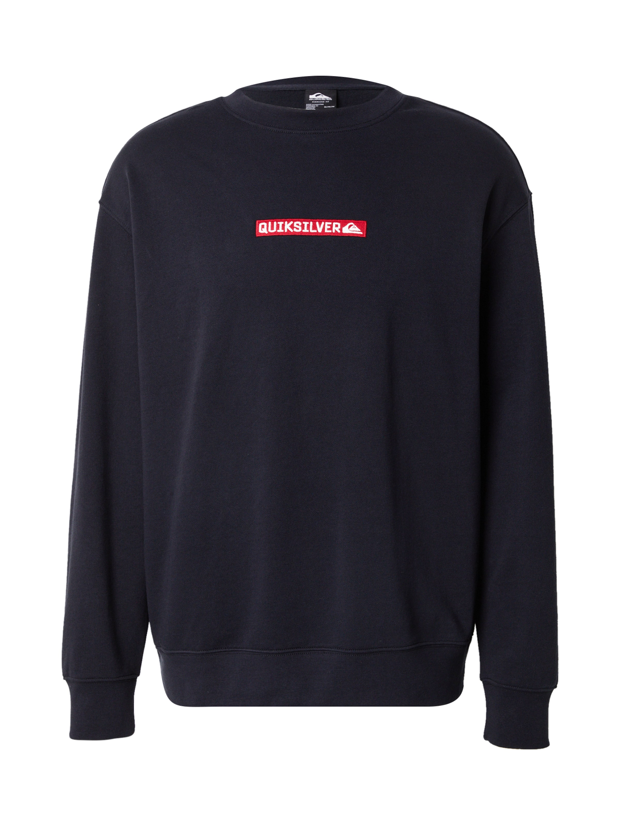 QUIKSILVER Sweatshirt 'Dna' in Black: front
