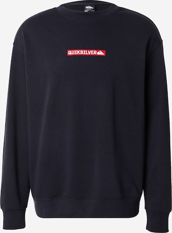 QUIKSILVER Спортивный свитшот 'DNA CREW' в Черный: спереди