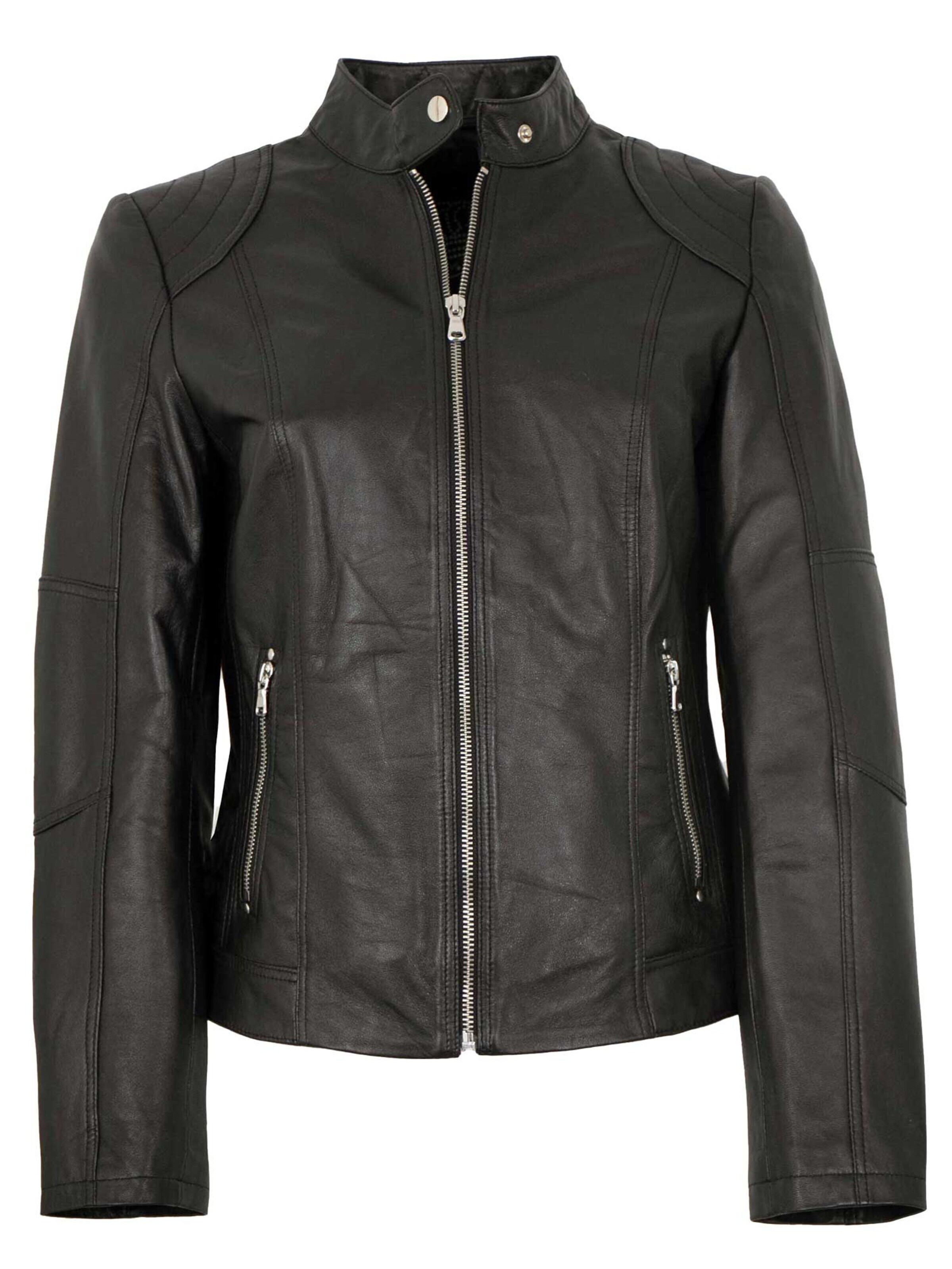 Veste mi-saison 'Jecki' MADDOX en noir : devant