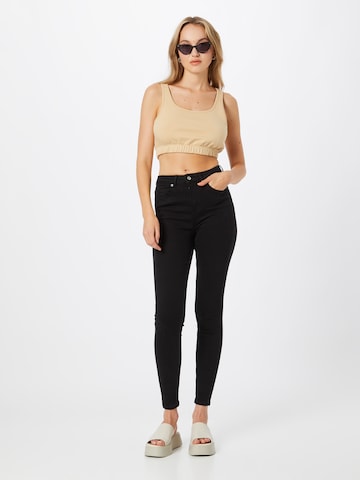 SELECTED FEMME Skinny Farkut 'MARTHA' värissä musta