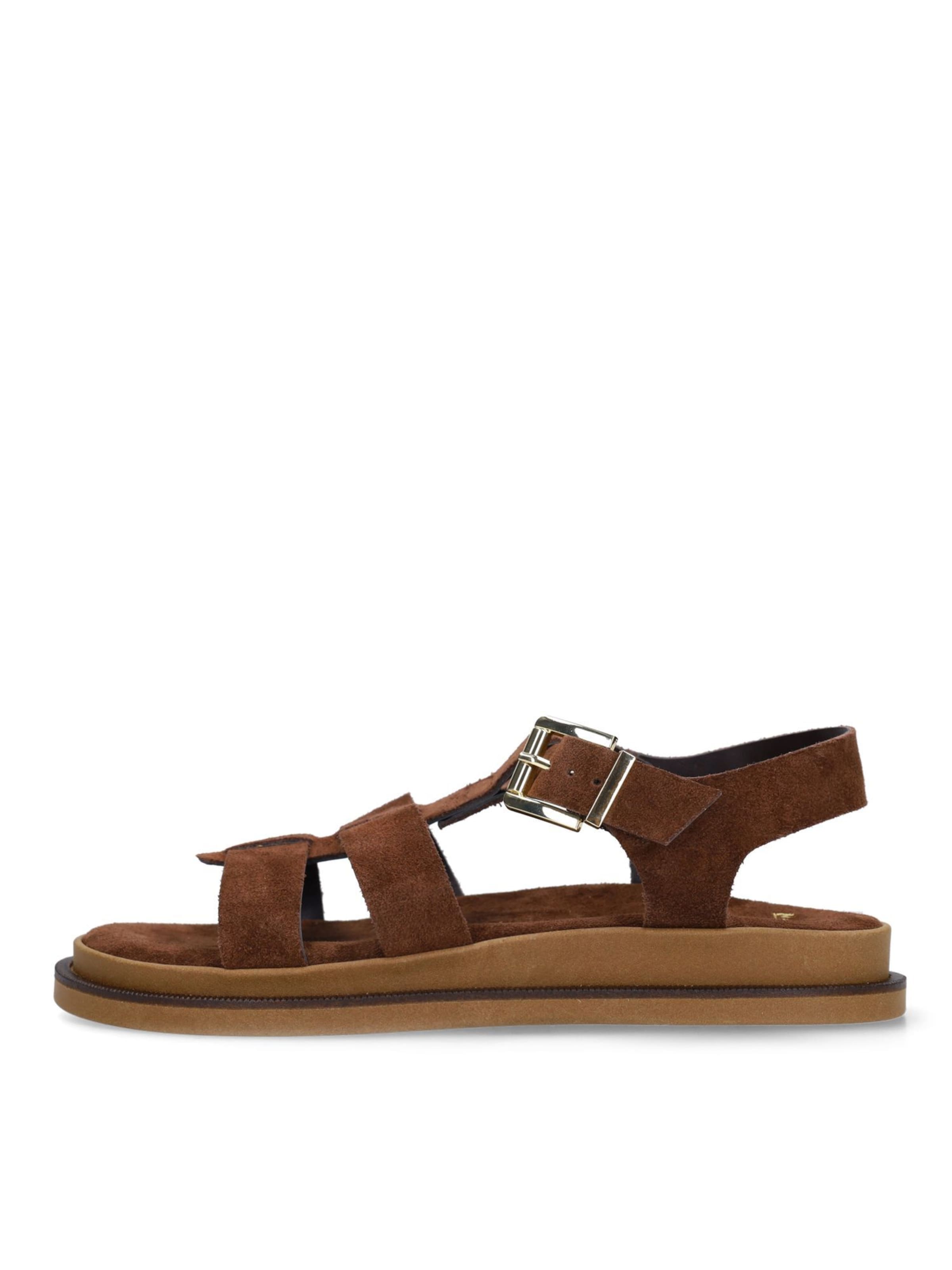 Sandales à lanières MANFIELD en marron