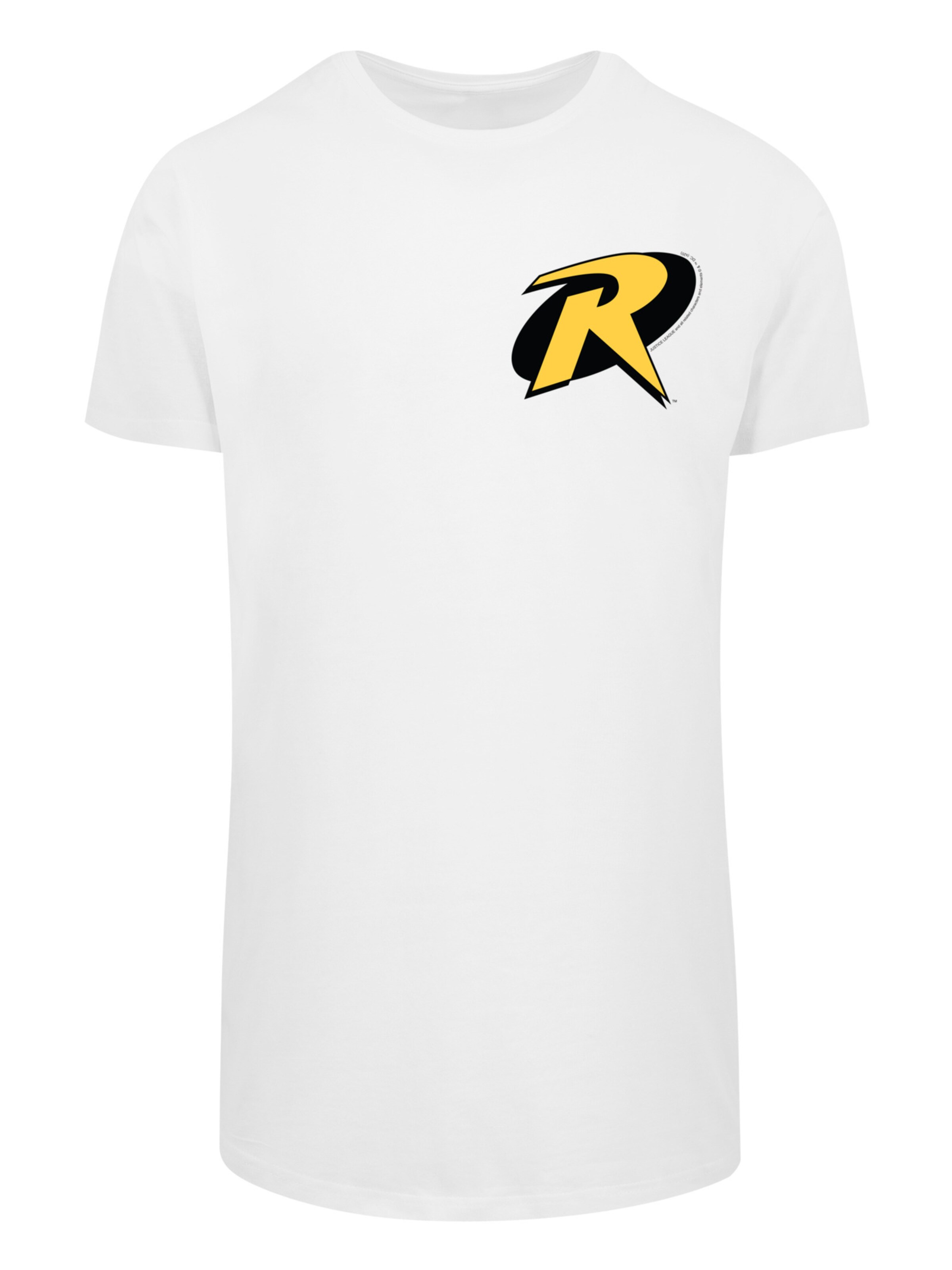 Maglietta 'DC Comics Batman Robin' di F4NT4STIC in bianco: frontale