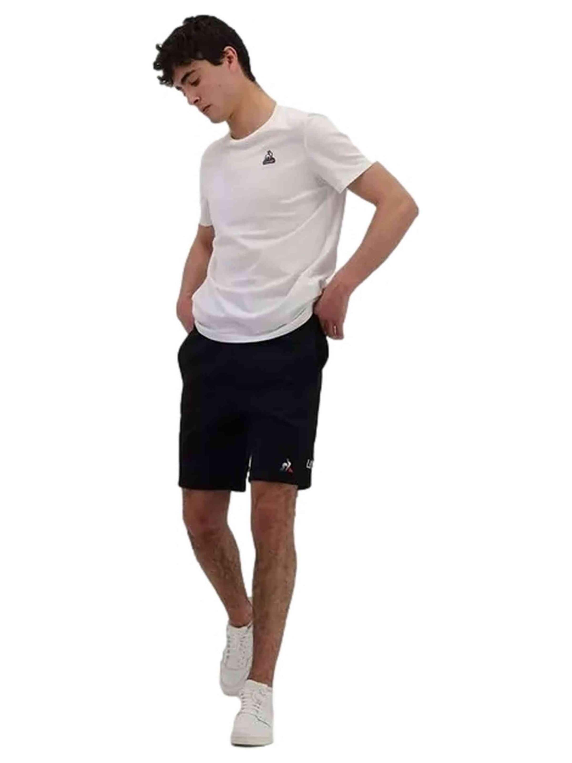 Regular Pantalon de sport LE COQ SPORTIF en noir : devant