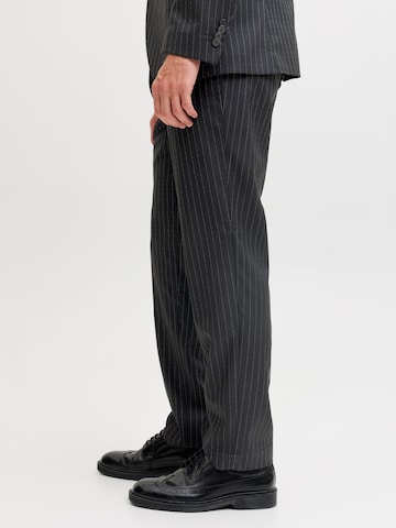 JACK & JONES Regular Pleated Pants 'JPRMartin' in Black
