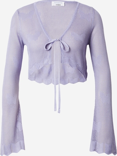 florence by mills exclusive for ABOUT YOU Cardigan 'Coastal Cruise' i lilla, Produktvisning
