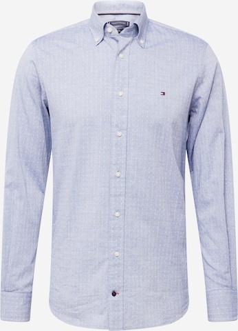 Coupe regular Chemise TOMMY HILFIGER en bleu : devant