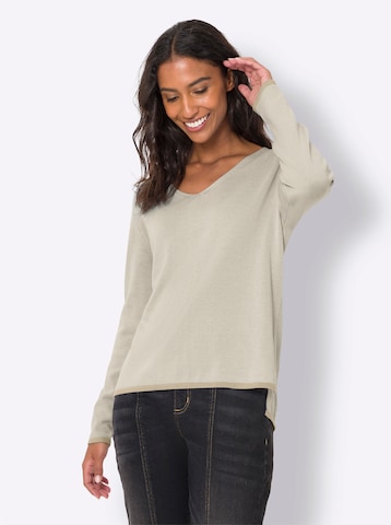 Pullover di heine in beige: frontale