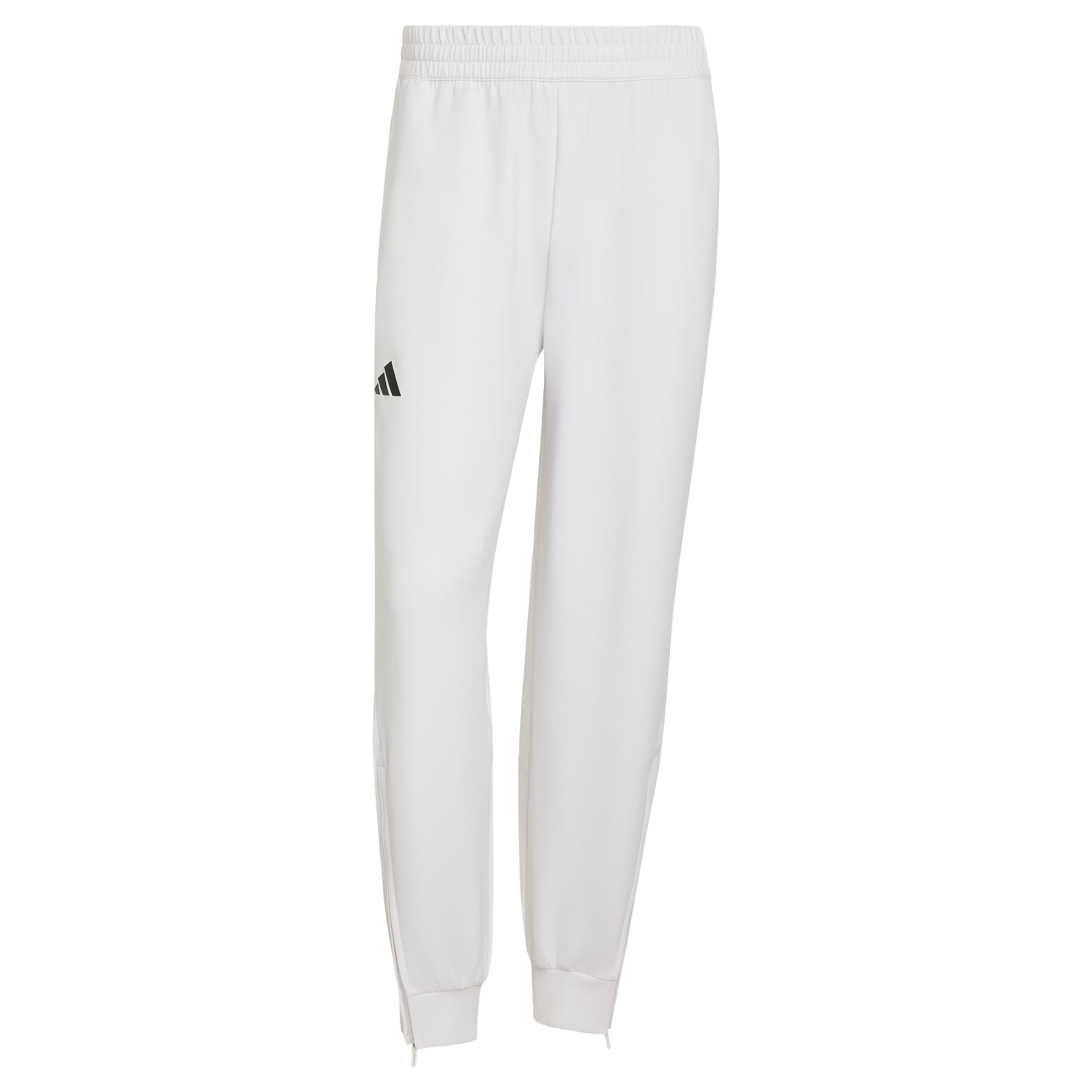 ADIDAS PERFORMANCE Tapered Sportbroek in Wit: voorkant