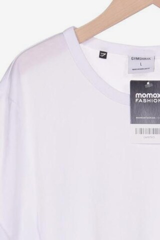 GYMSHARK T-Shirt L in Weiß