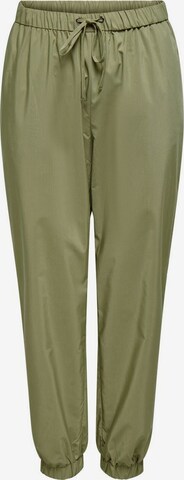 ONLY Loosefit Broek in Groen: voorkant