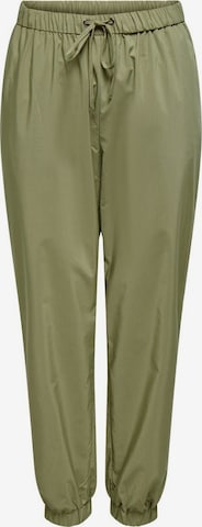 ONLY Loose fit Pants in Green: front