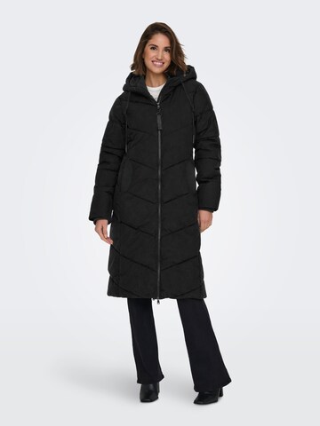Manteau d’hiver 'ONLUMA' ONLY en noir : devant