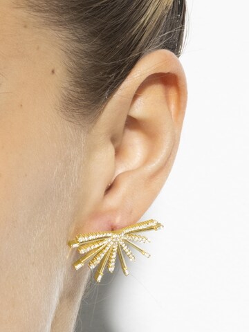 Luxenter - Pendientes 'AMIN' en blanco