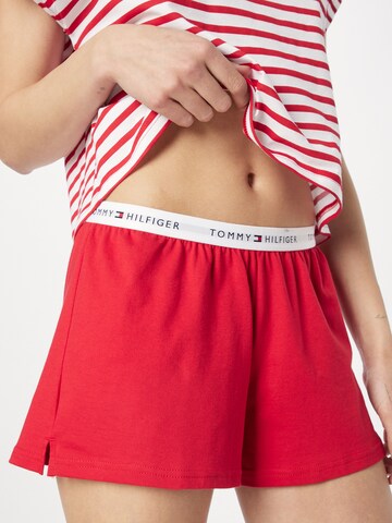 Tommy Hilfiger Underwear Pyjamashortsit värissä punainen