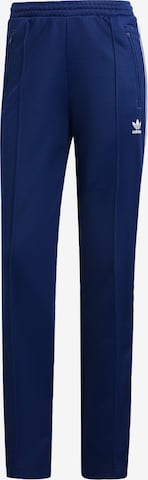 Pantalon 'Beckenbauer' ADIDAS ORIGINALS en bleu : devant