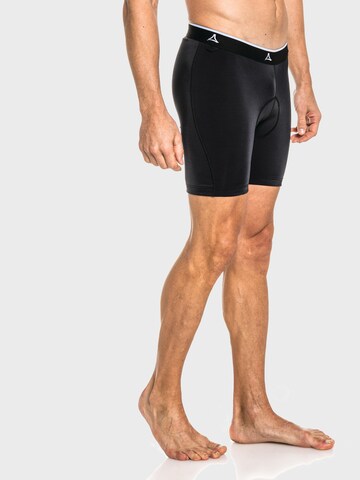 Schöffel Slimfit Sportondergoed in Zwart