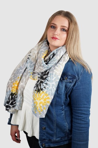 HARPA Scarf in Grey: front