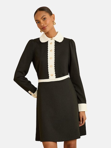 love & roses Jurk in Zwart: voorkant