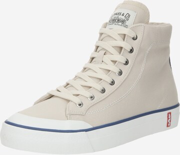 LEVI'S ® High-Top Sneakers in White: front