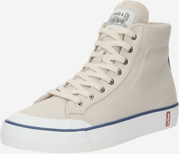 LEVI'S ® High-Top Sneakers in White: front