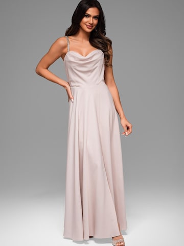 Ombre Evening dress in Beige
