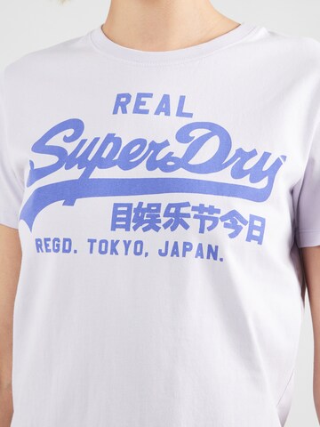 Superdry - Camisa em roxo