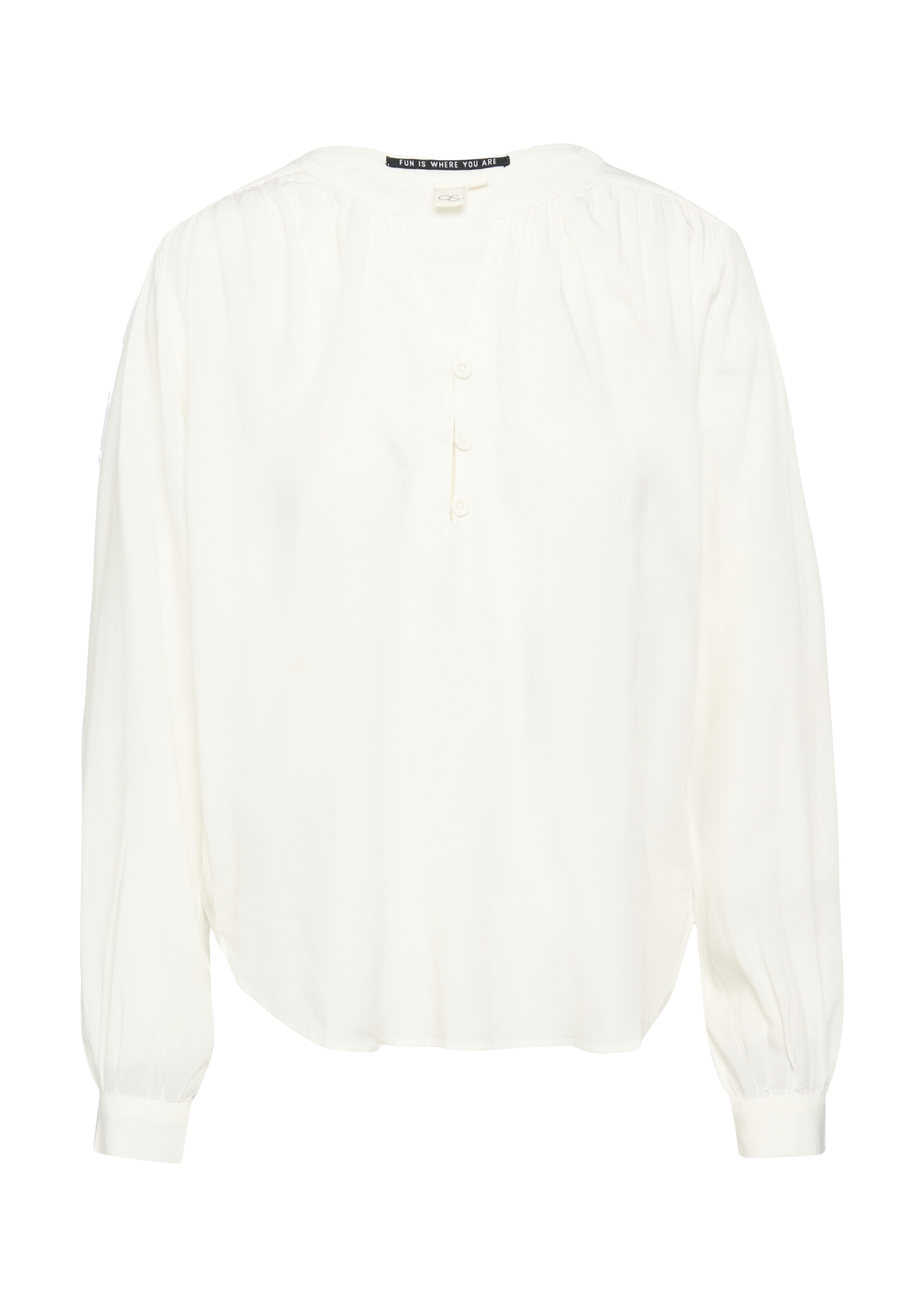 QS Bluse in Weiß: Vorderseite