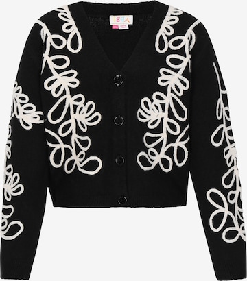 IZIA - Casaco de malha em preto: frente