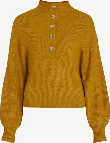 VILA Sweater 'Leah' in Gold: front