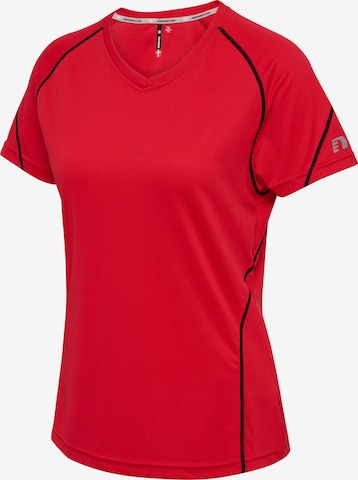 Newline T-Shirt in Rot