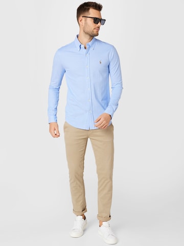 Polo Ralph Lauren Regular fit Overhemd in Blauw