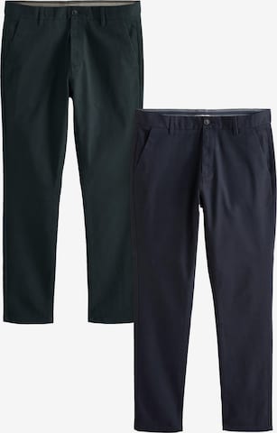 mėlyna Next Prigludęs „Chino“ stiliaus kelnės: priekis