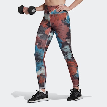 ADIDAS SPORTSWEAR Skinny Sportbroek 'Essentials' in Blauw