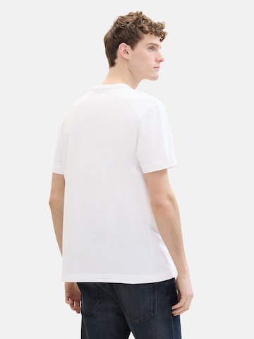 TOM TAILOR T-Shirt in Weiß