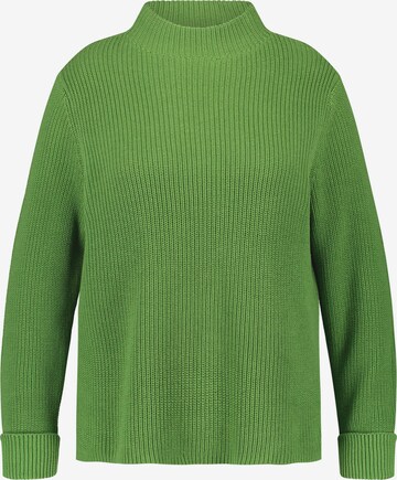 SAMOON Sweater in Green: front