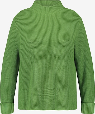 SAMOON Sweater in Green: front