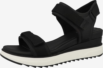 s.Oliver Sandals in Black: front