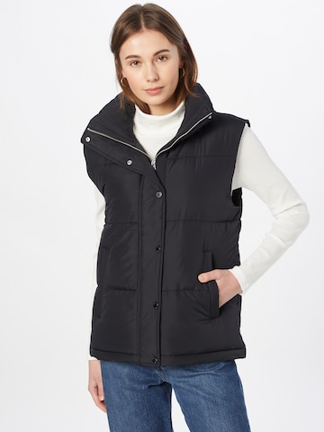 Abercrombie & Fitch Bodywarmer in Zwart: voorkant