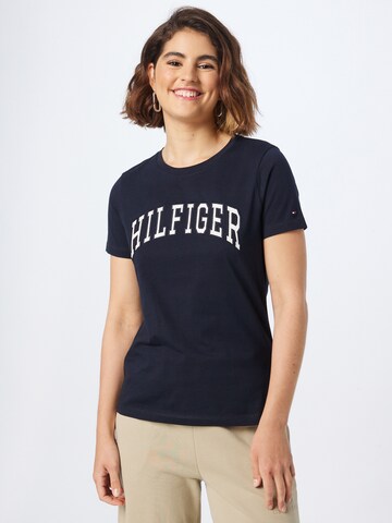 T-shirt 'VARISTY' TOMMY HILFIGER en bleu : devant